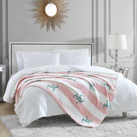 Cabana Striped Plush Blanket - Juicy Couture