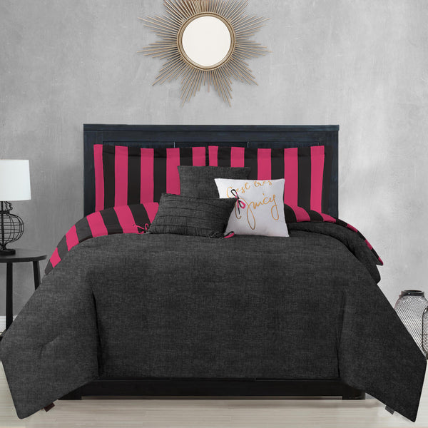 Cabana Striped Reversible Comforter Set - Juicy Couture