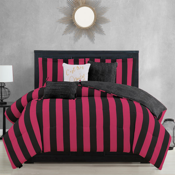 Cabana Striped Reversible Comforter Set - Juicy Couture