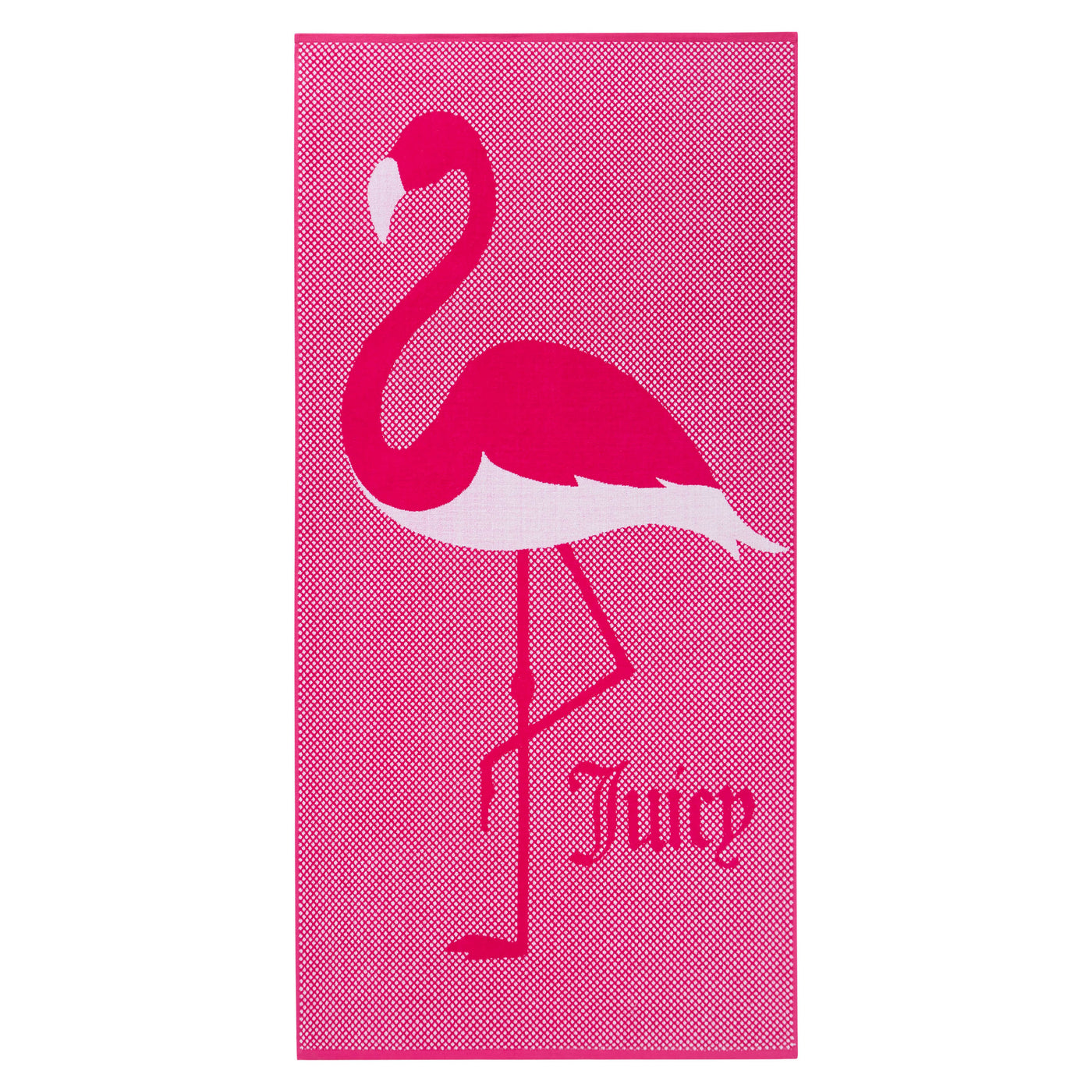 Pink Flamingo Cotton Beach Towel - Juicy Couture