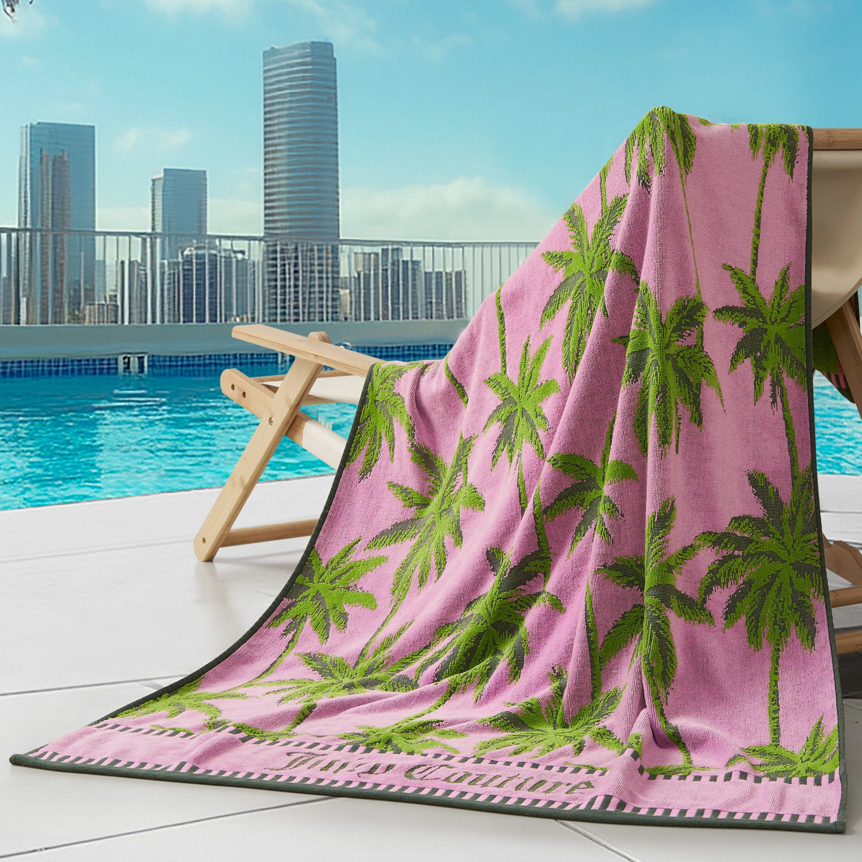 Palm Trees Cotton Beach Towel