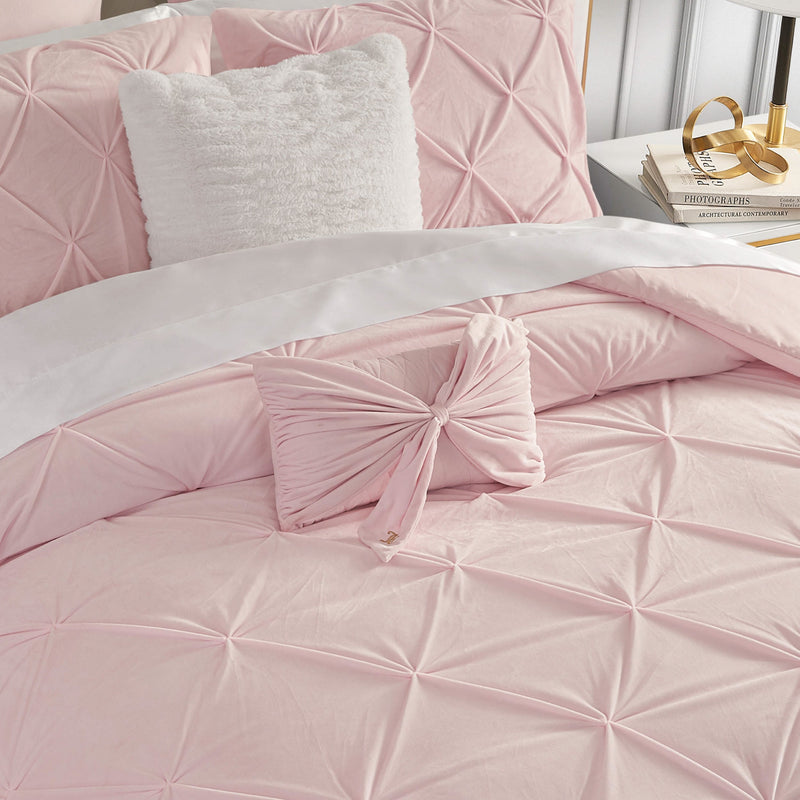 Velvet Bow Decorative Pillow