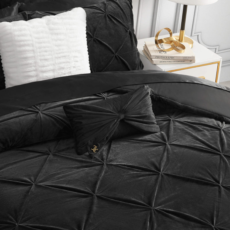 Velvet Bow Decorative Pillow