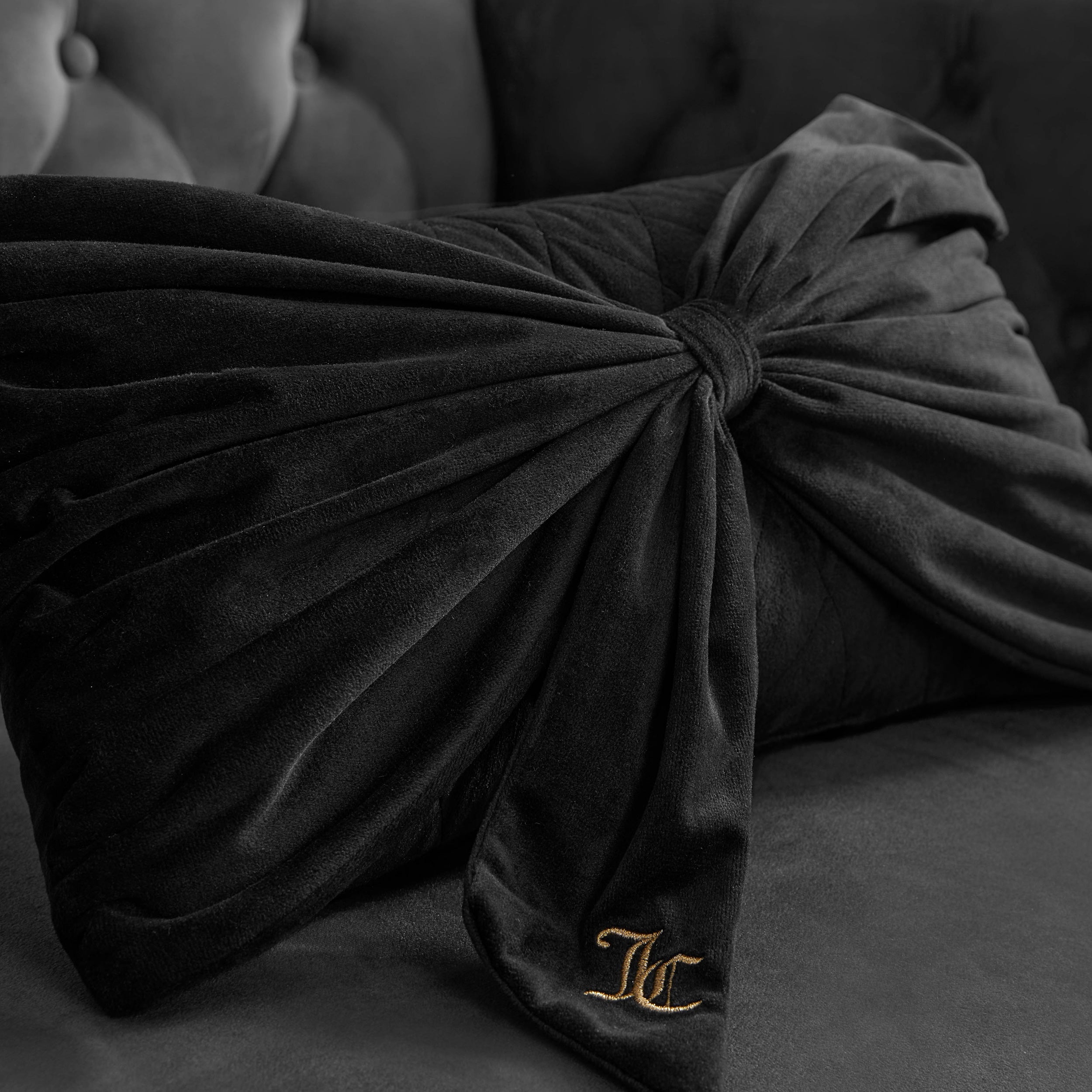 Velvet Bow Decorative Pillow - Juicy Couture