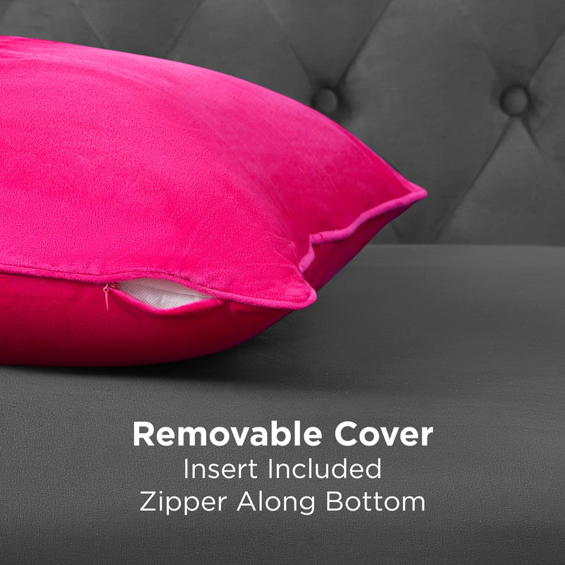 Rhinestone Decorative Pillow - Hot Pink - Juicy Couture