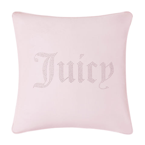 Rhinestone Decorative Pillow - Pink Marshmallow - Juicy Couture