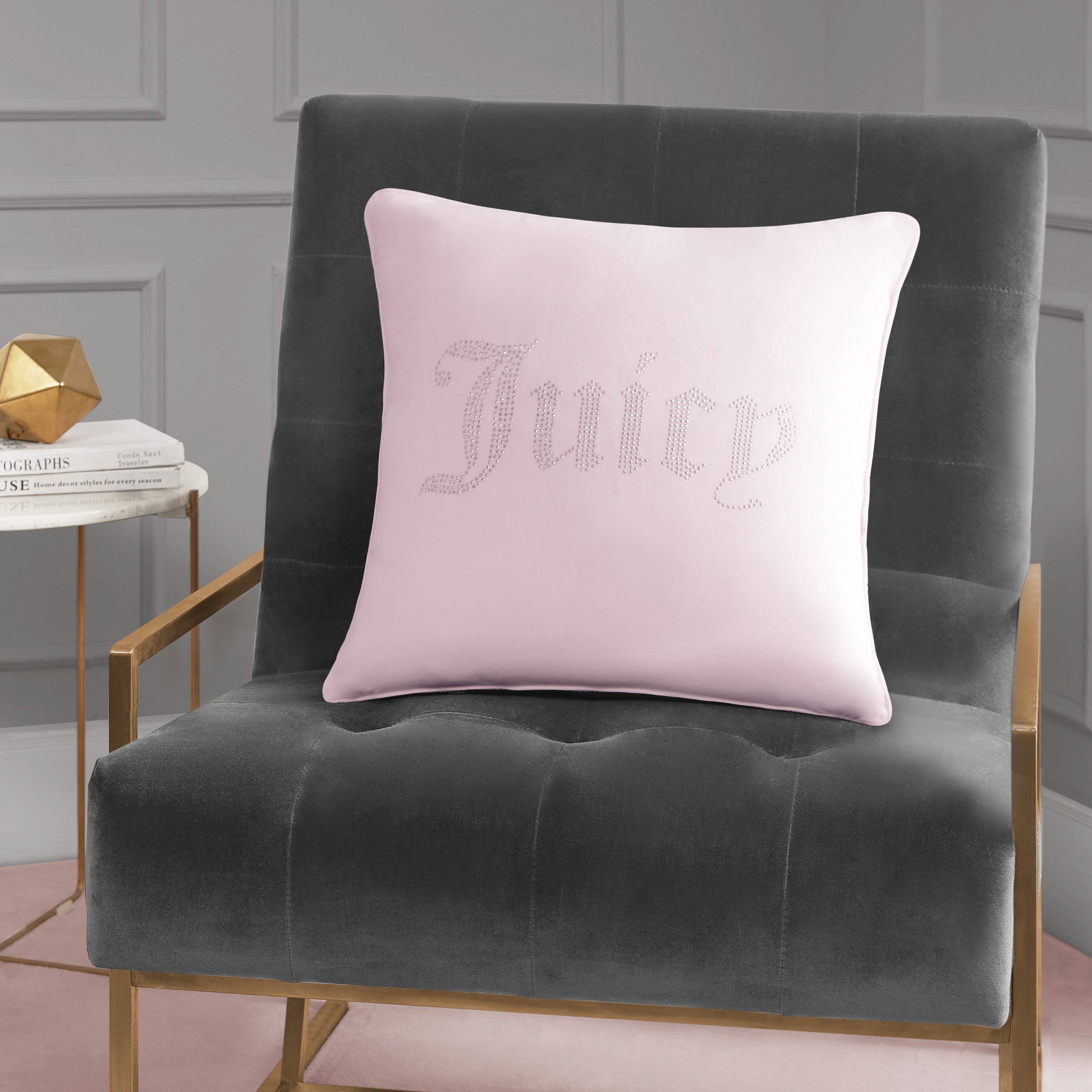 Rhinestone Decorative Pillow - Juicy Couture