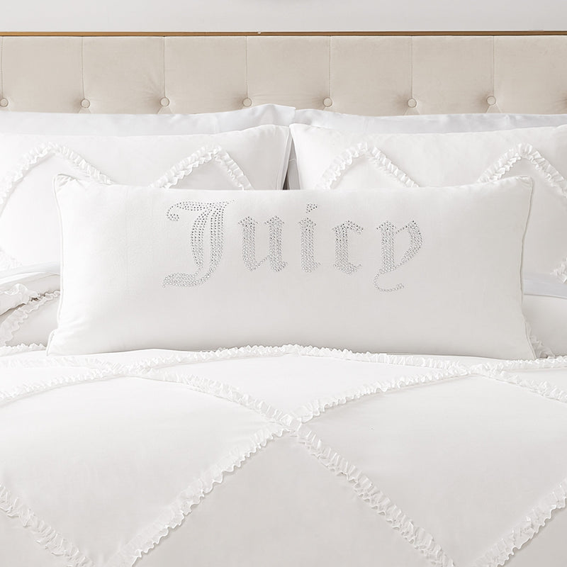 Big Bling Pillow - White - Juicy Couture