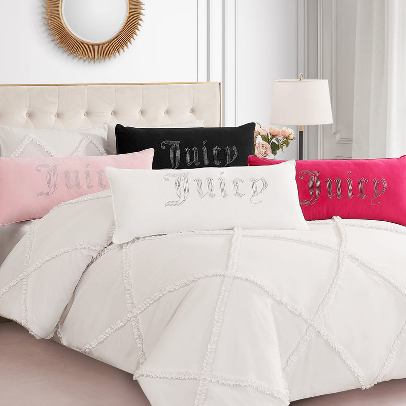 Big Bling Pillow - White - Juicy Couture