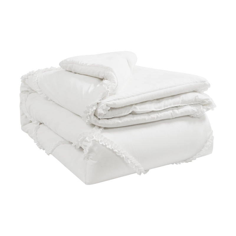 Diamond Ruffle Comforter Set