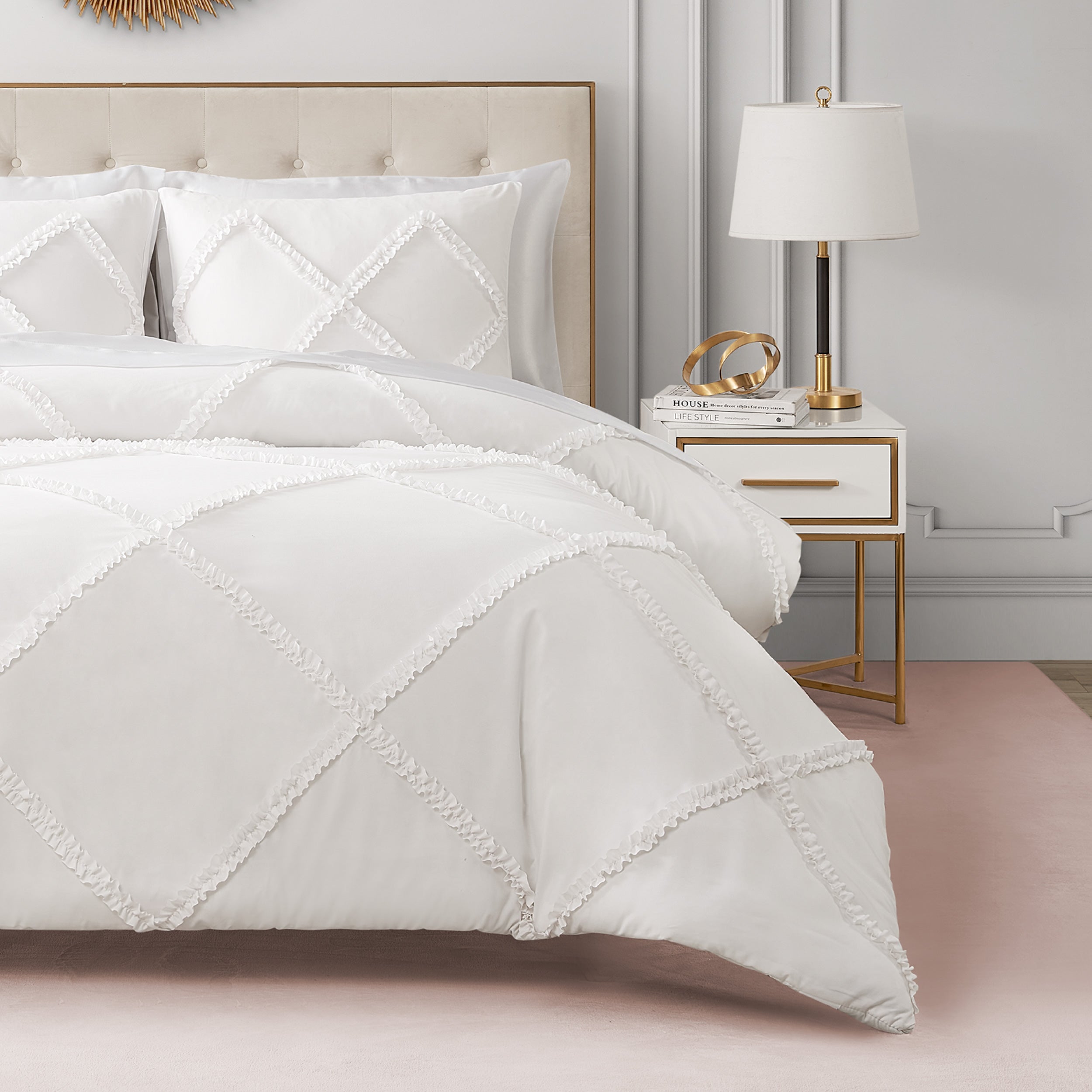 Diamond Ruffle Comforter Set - Juicy Couture
