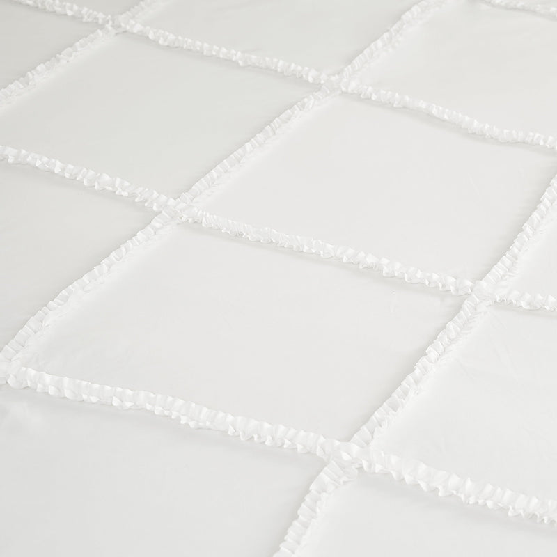 Diamond Ruffle Comforter Set