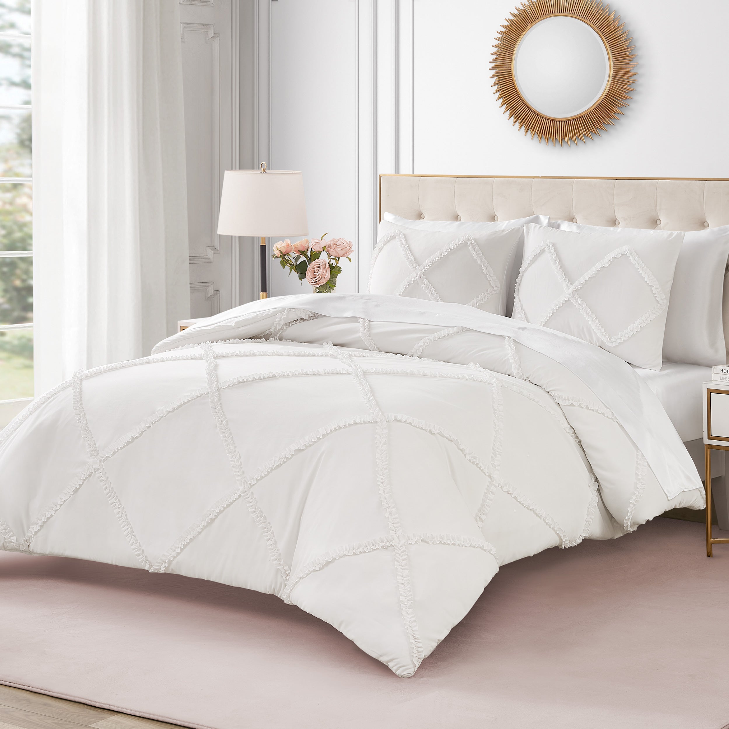 Diamond Ruffle Comforter Set - Juicy Couture