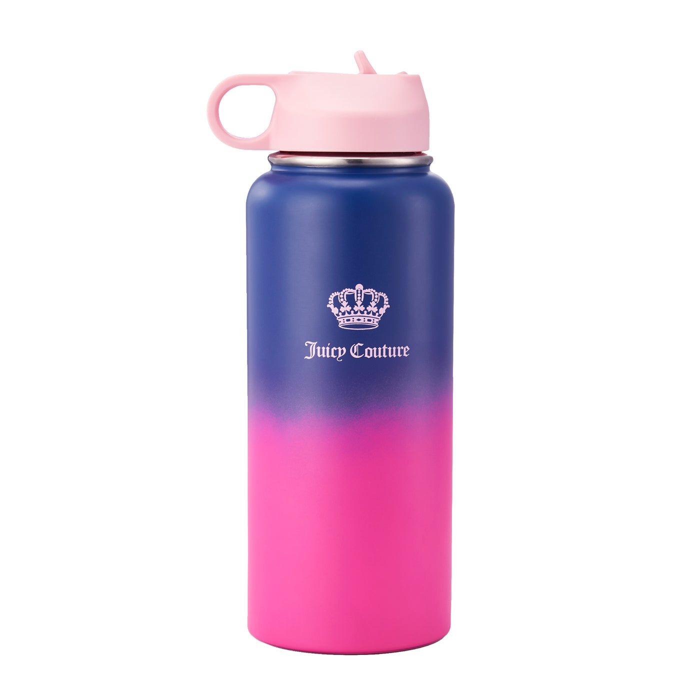 Go Girl Stainless Steel Water Bottle with Pop-up Straw - Juicy Couture