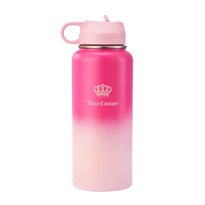 Go Girl Stainless Steel Water Bottle with Pop-up Straw