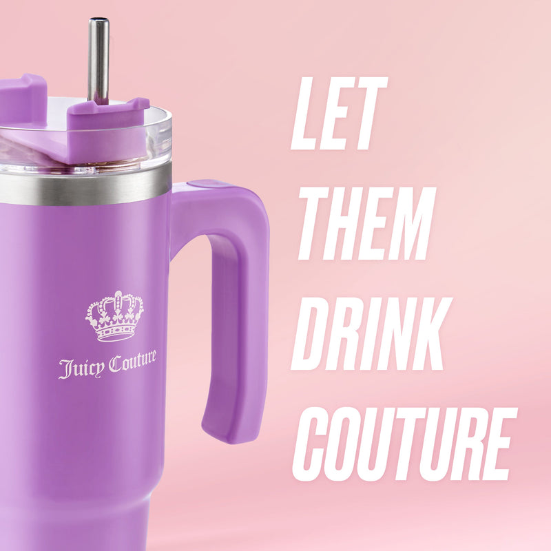 Glam Logo Stainless Steel Water Bottle