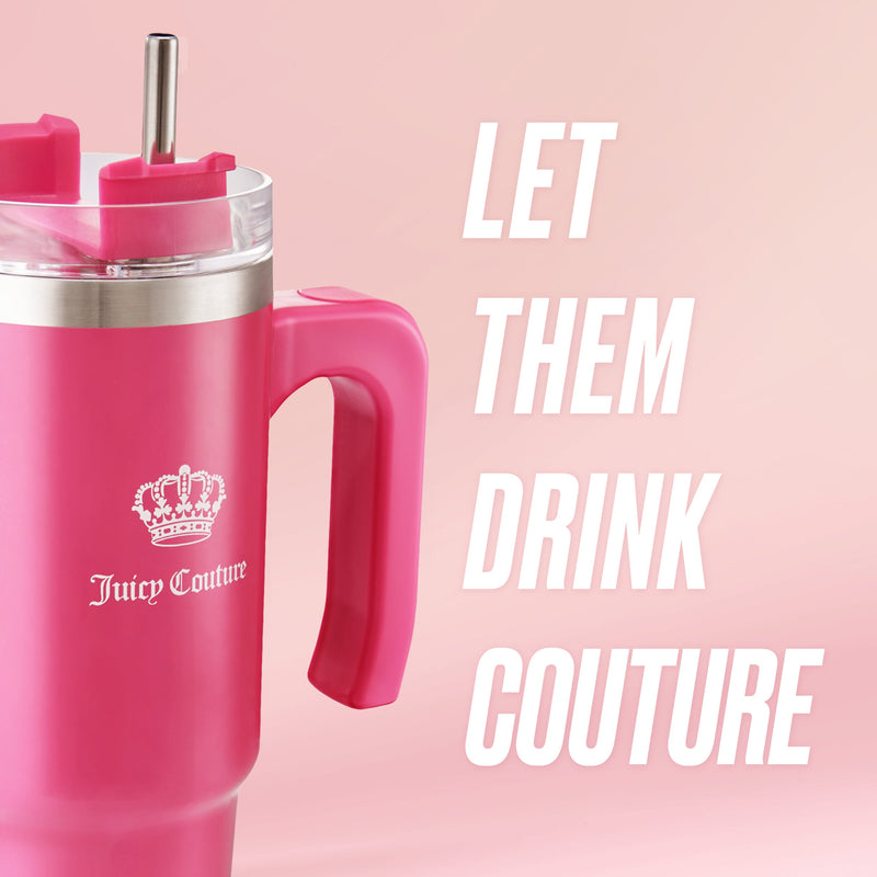 Glam Logo Stainless Steel Water Bottle