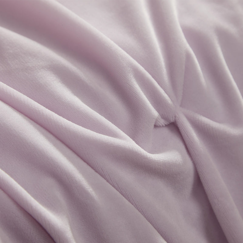 Kiss Pleat Micromink Comforter Set