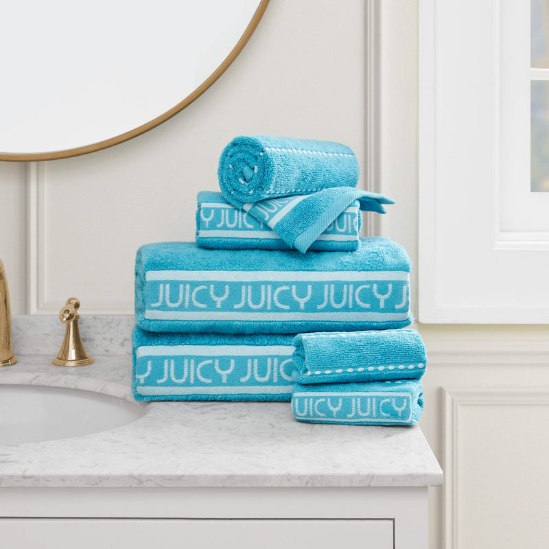 Plush Stripe Bath Towel Set - Juicy Couture