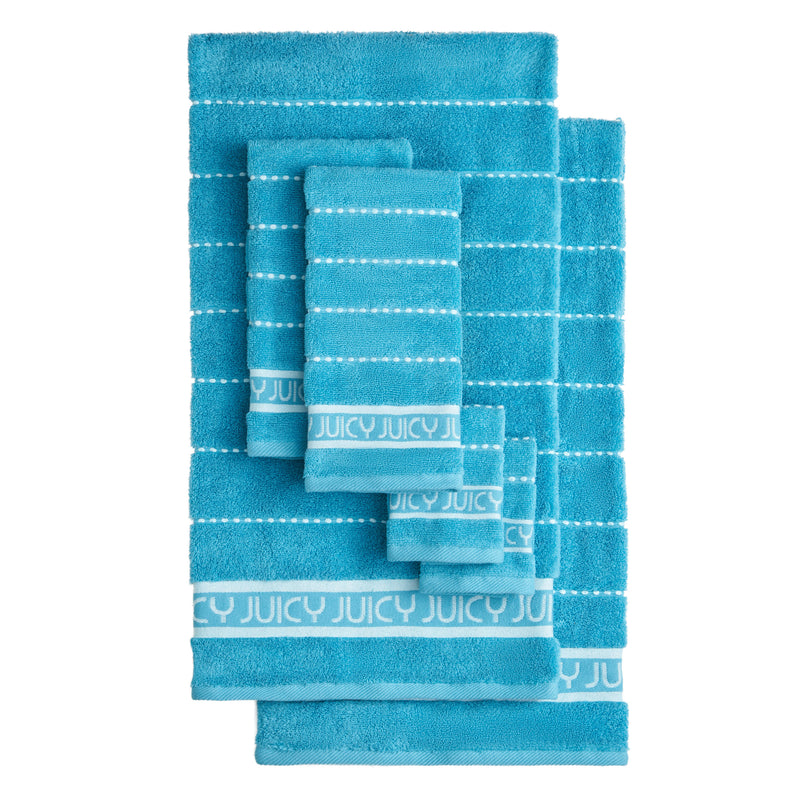 Plush Stripe Bath Towel Set - Juicy Couture