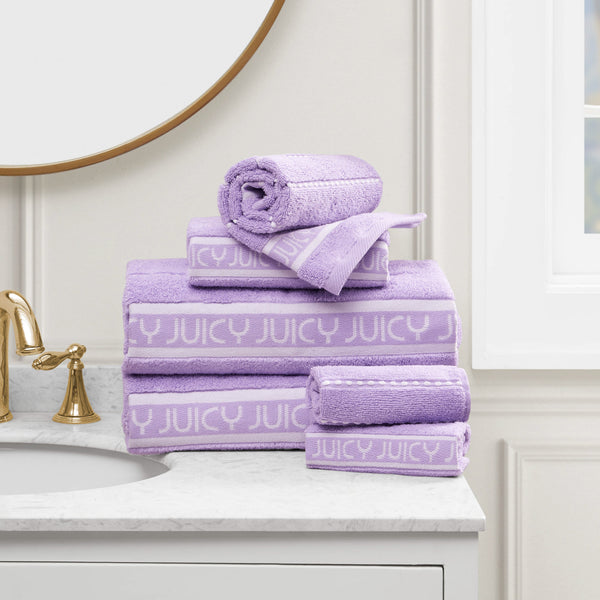 Plush Stripe Bath Towel Set - Juicy Couture