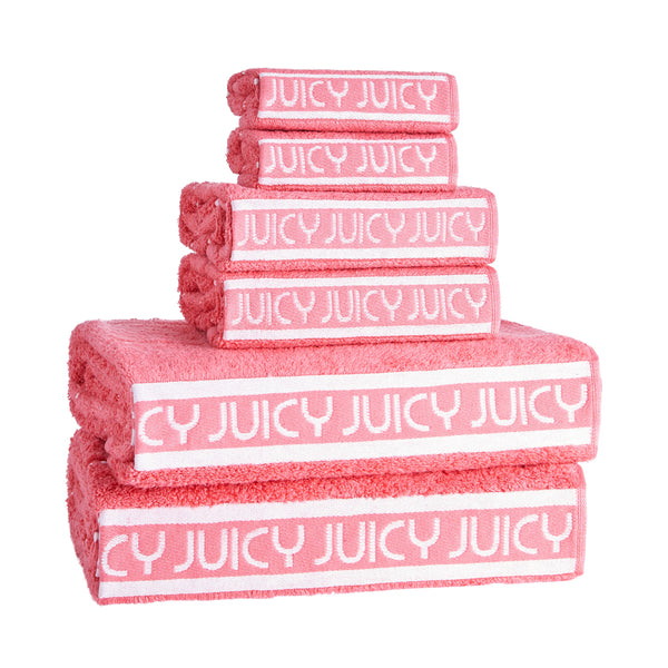 Plush Stripe Bath Towel Set - Juicy Couture