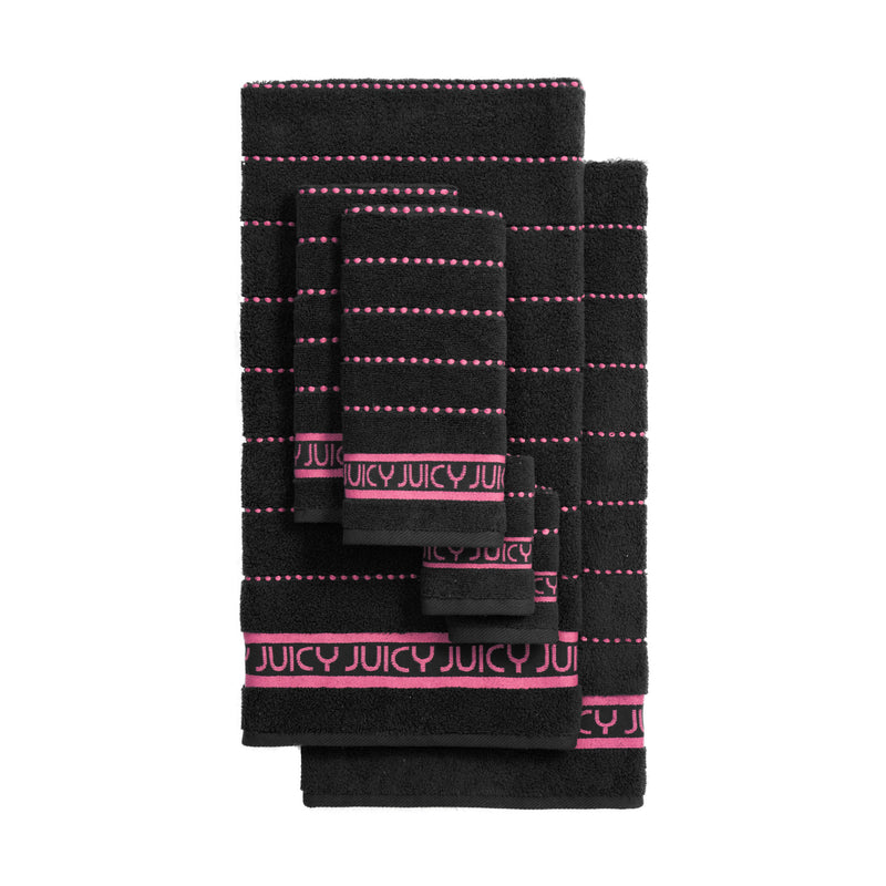 Plush Stripe Bath Towel Set - Juicy Couture