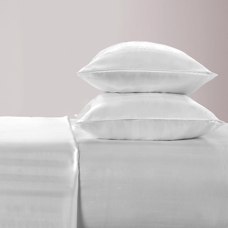 Damask Stripe Satin Sheet Set
