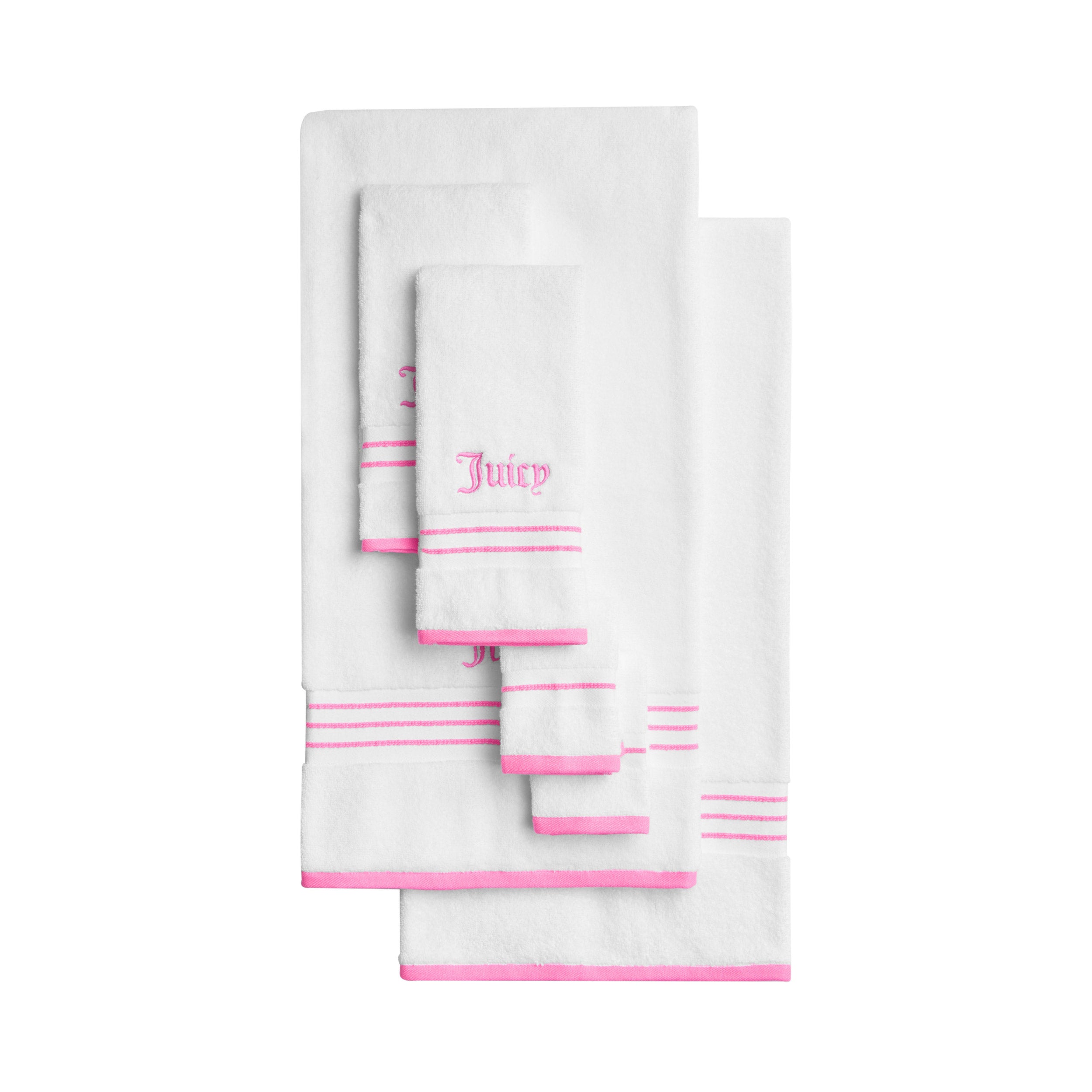Neon Border Bath Towel Set - Juicy Couture