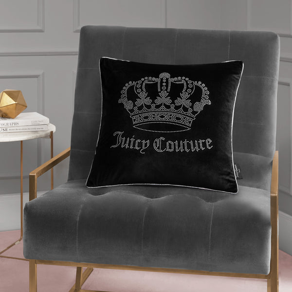 Gothic Rhinestone Crown Pillow - Juicy Couture