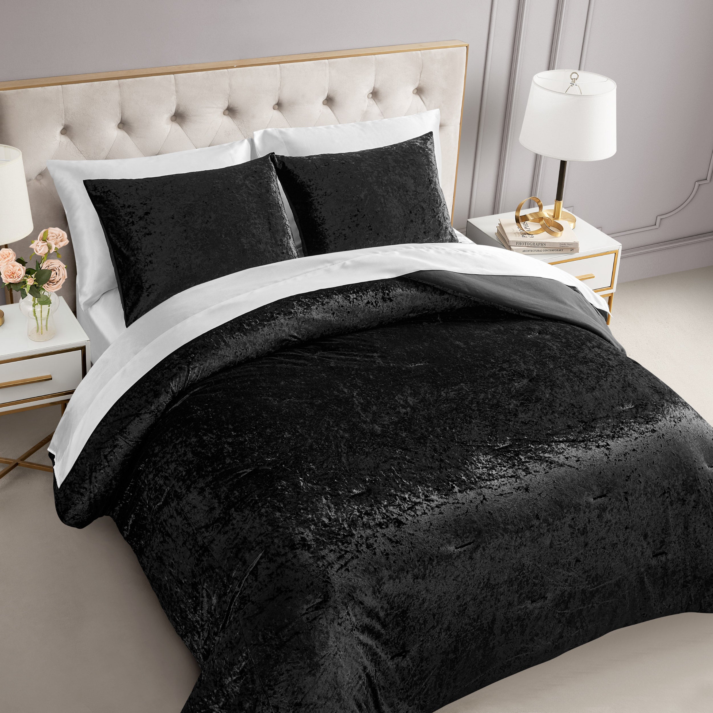 Crushed Velvet Comforter Set - Juicy Couture