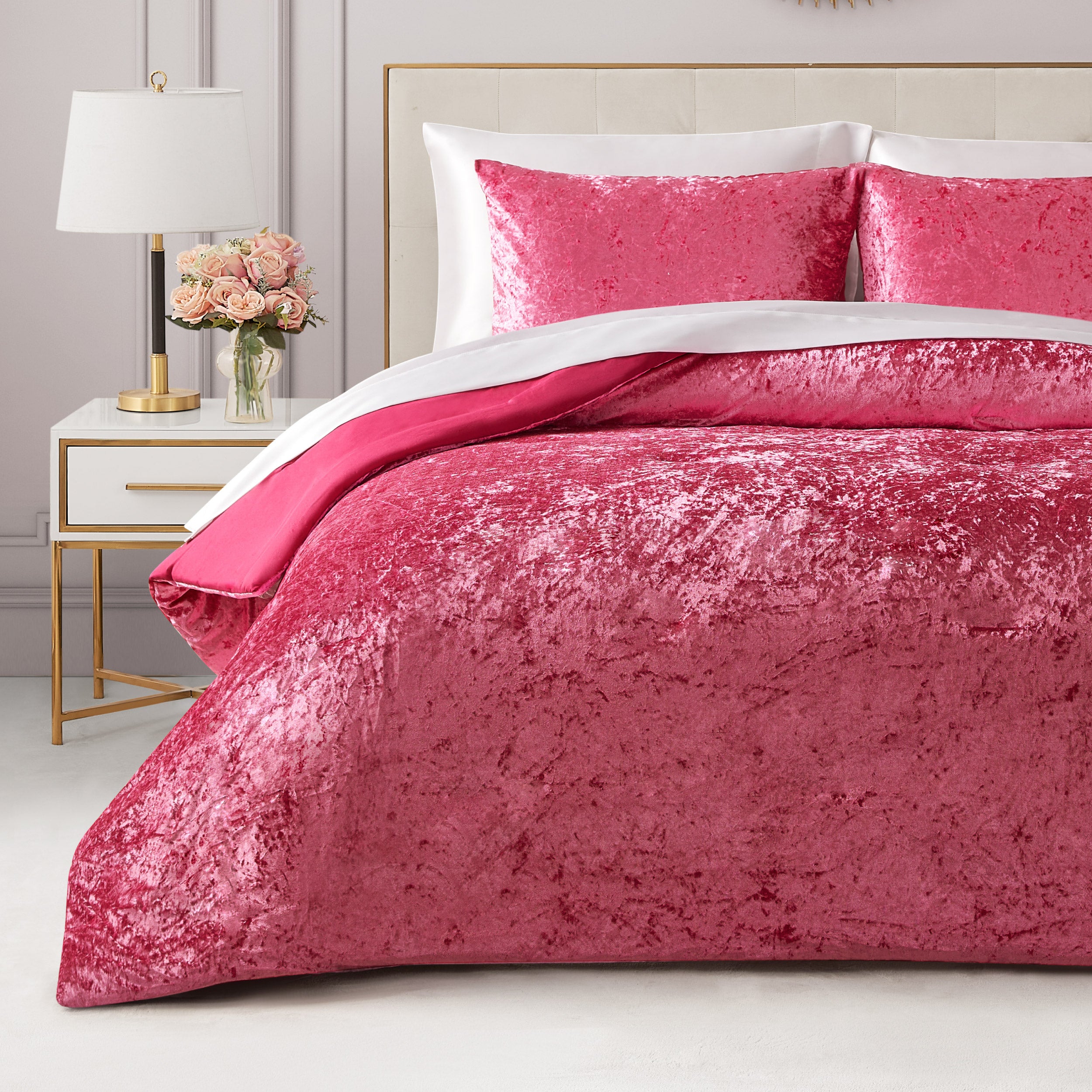 Crushed Velvet Comforter Set - Juicy Couture