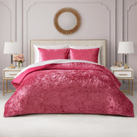 Crushed Velvet Comforter Set - Juicy Couture