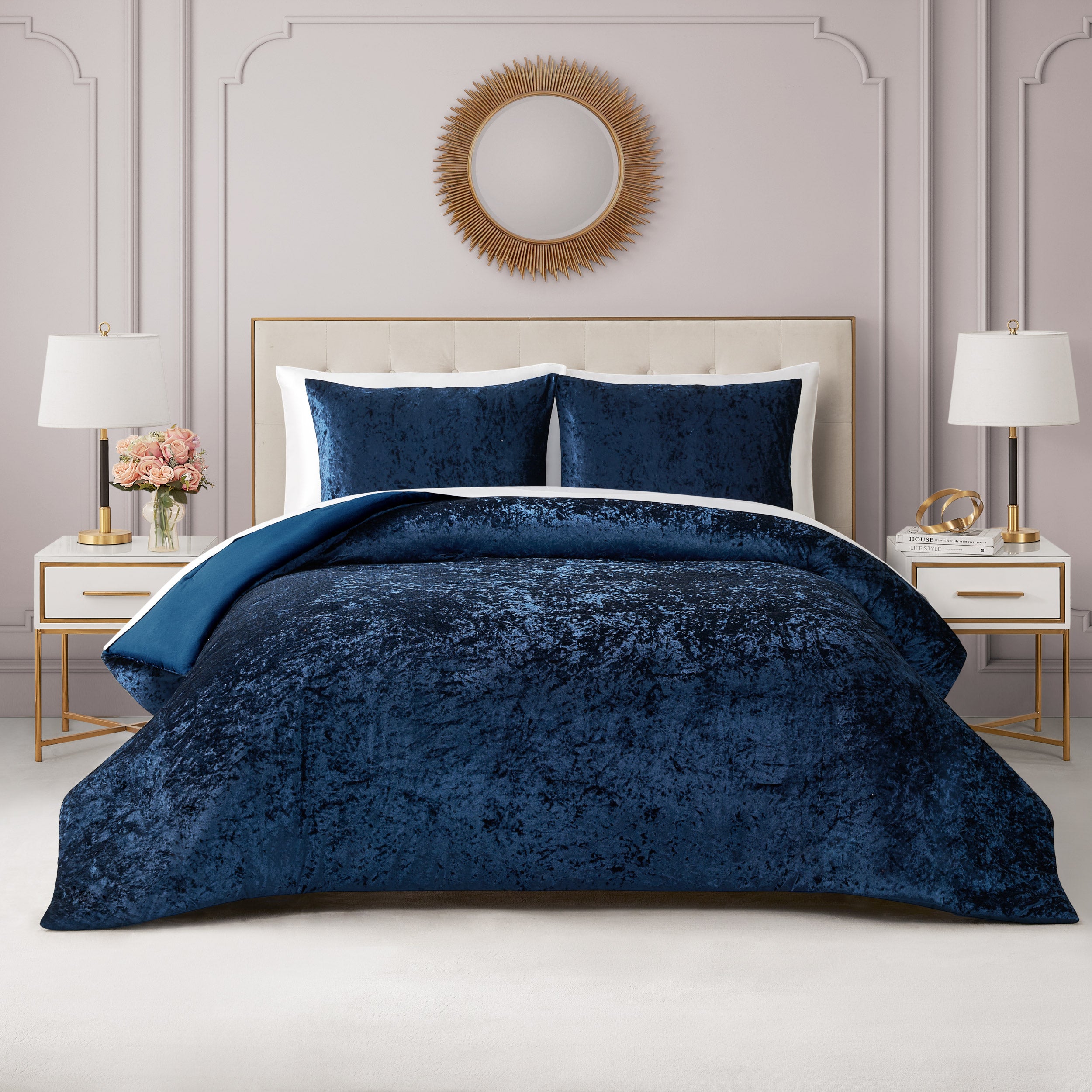 Crushed Velvet Comforter Set - Juicy Couture