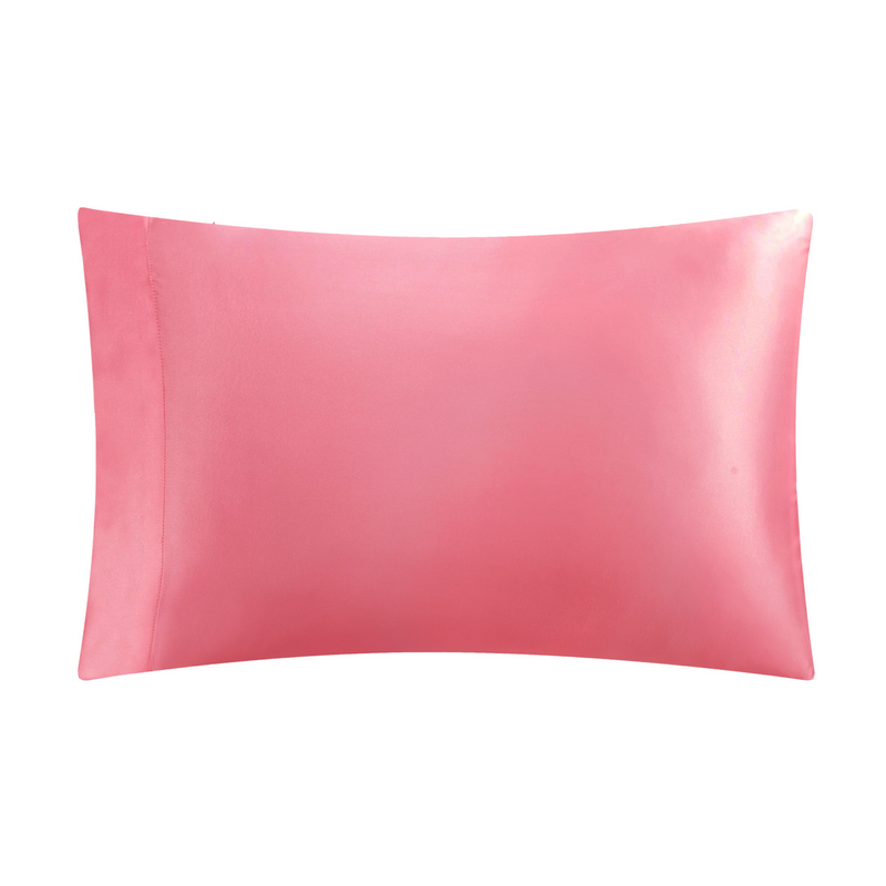 Light Raspberry Satin Sheets Solid Satin Sheet Set - Juicy Couture