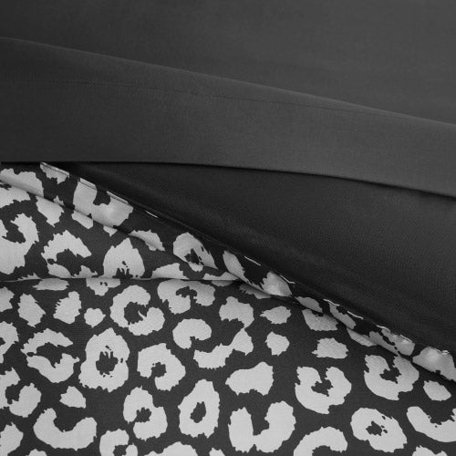 Modern Leopard Satin Bed in a Bag Bedding Set - Juicy Couture