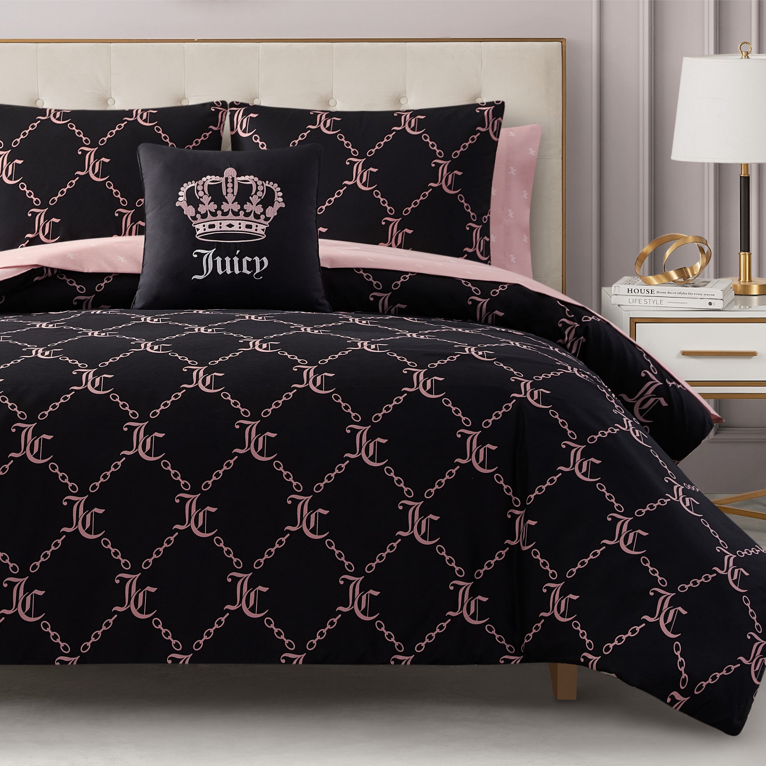 Link Printed Bed in a Bag Bedding Set - Juicy Couture