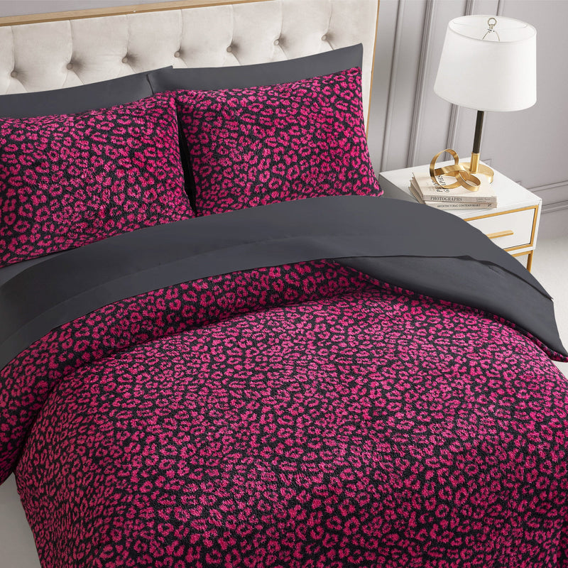 Cheetah Feathered Comforter Set