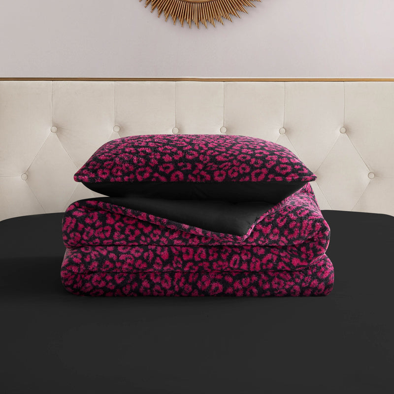 Cheetah Feathered Comforter Set