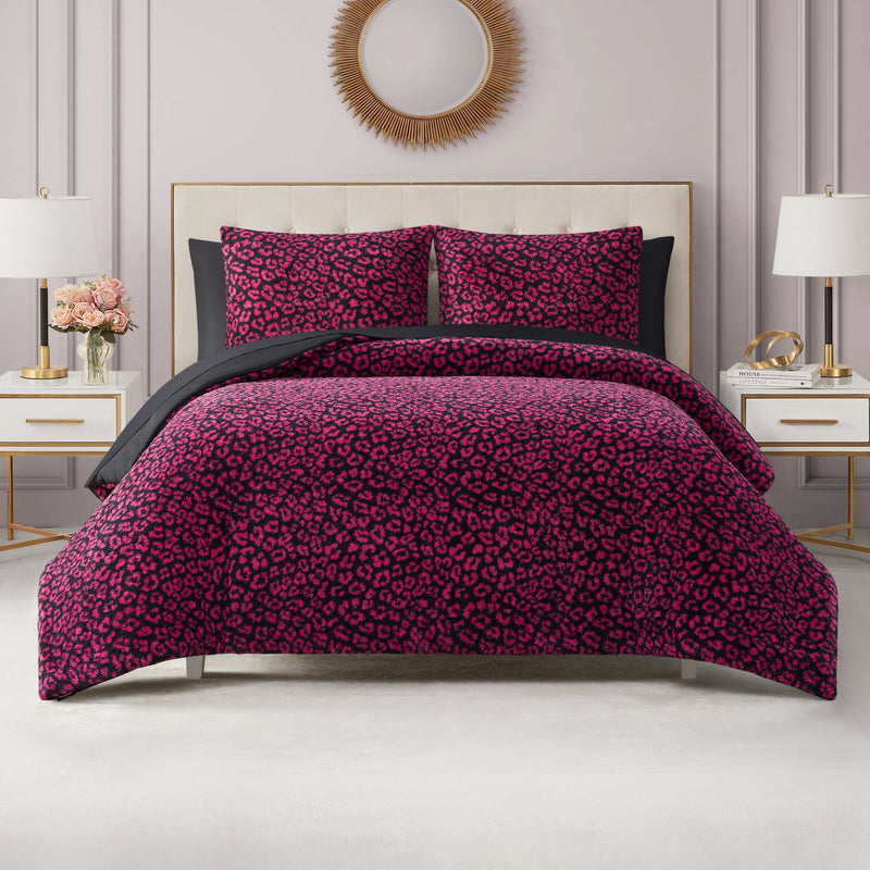 Cheetah Feathered Comforter Set