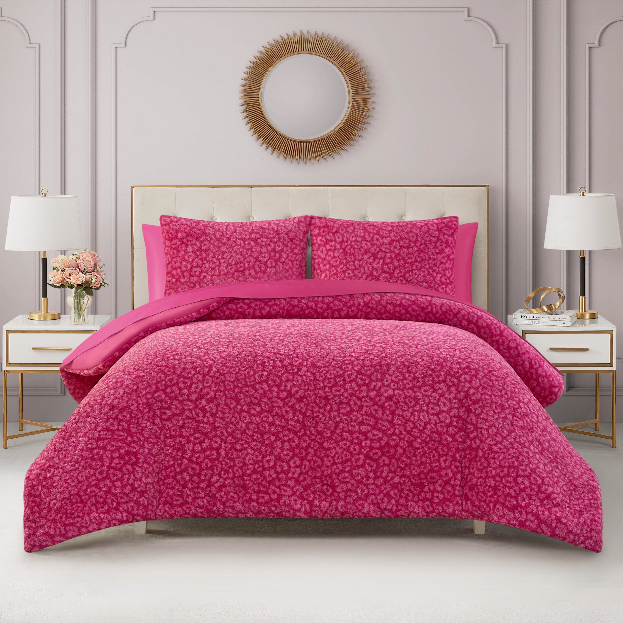 Cheetah Feathered Comforter Set - Juicy Couture Cheetah Feathered Comforter Set - Juicy Couture
