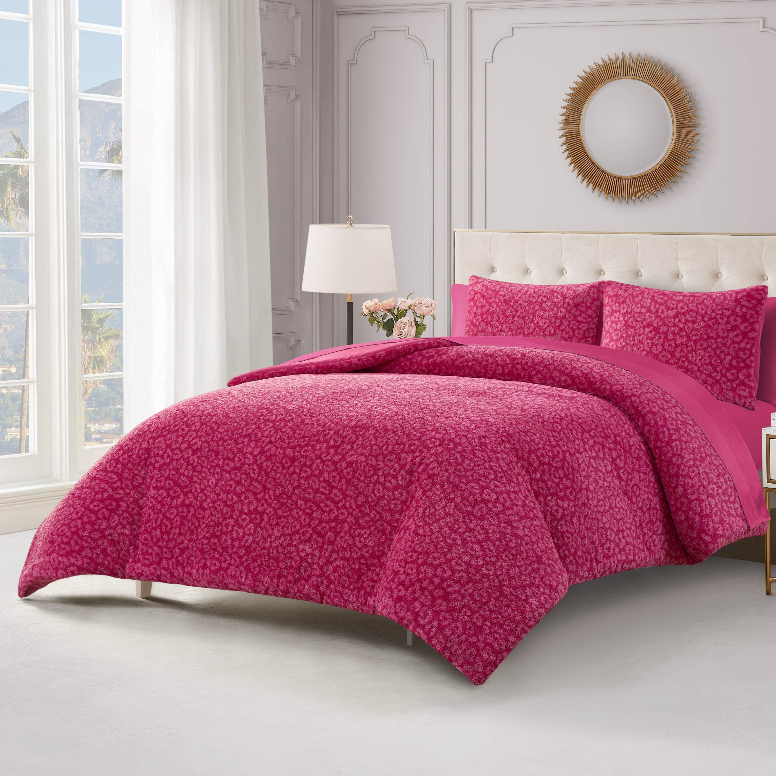 Cheetah Feathered Comforter Set - Juicy Couture