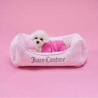 Crown Bling Black Pet Bed - Juicy Couture