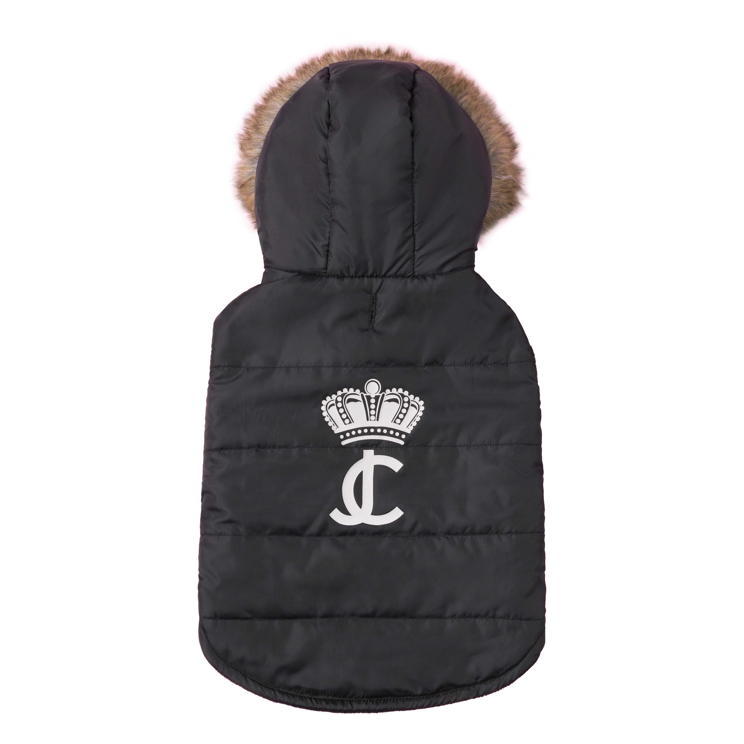 Pet Faux Fur Hooded Jacket - Juicy Couture