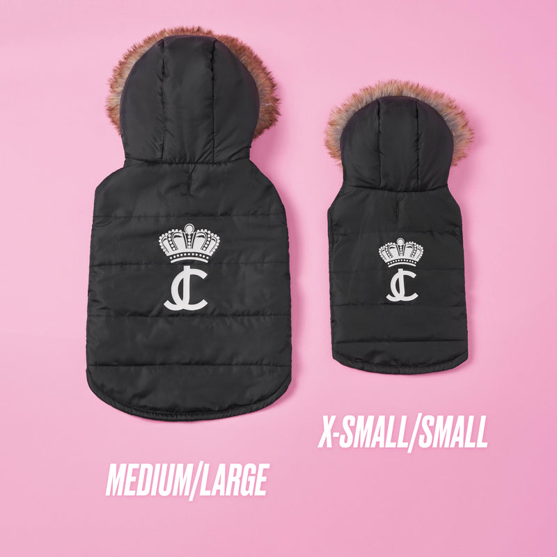Pet Faux Fur Hooded Jacket - Juicy Couture