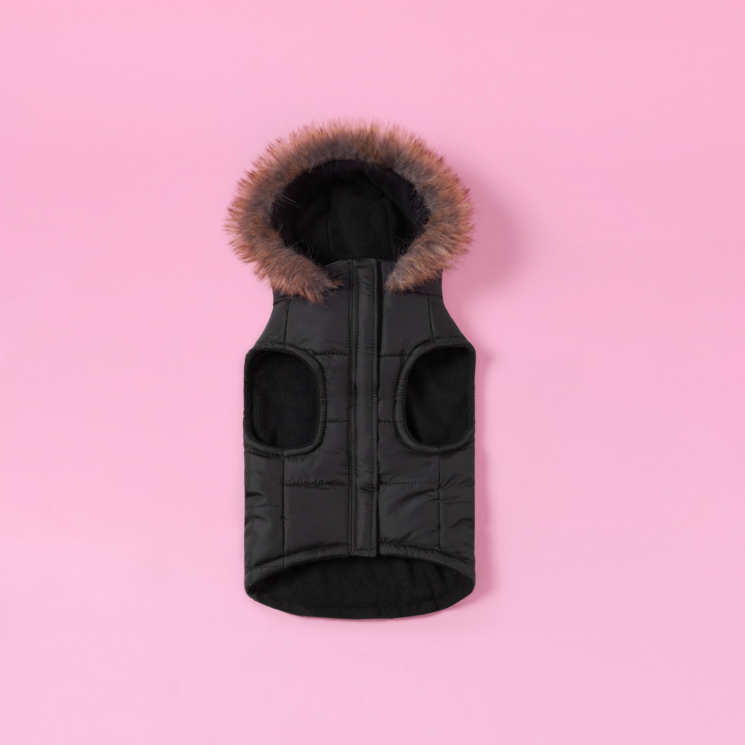 Pet Faux Fur Hooded Jacket - Juicy Couture