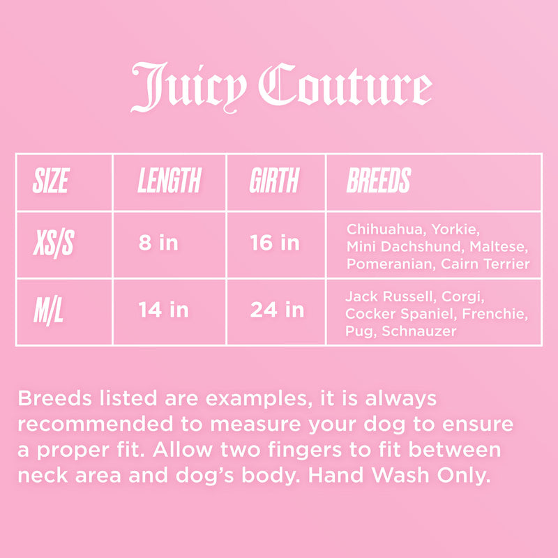 Juicy Couture Pet Silky Satin Pajamas