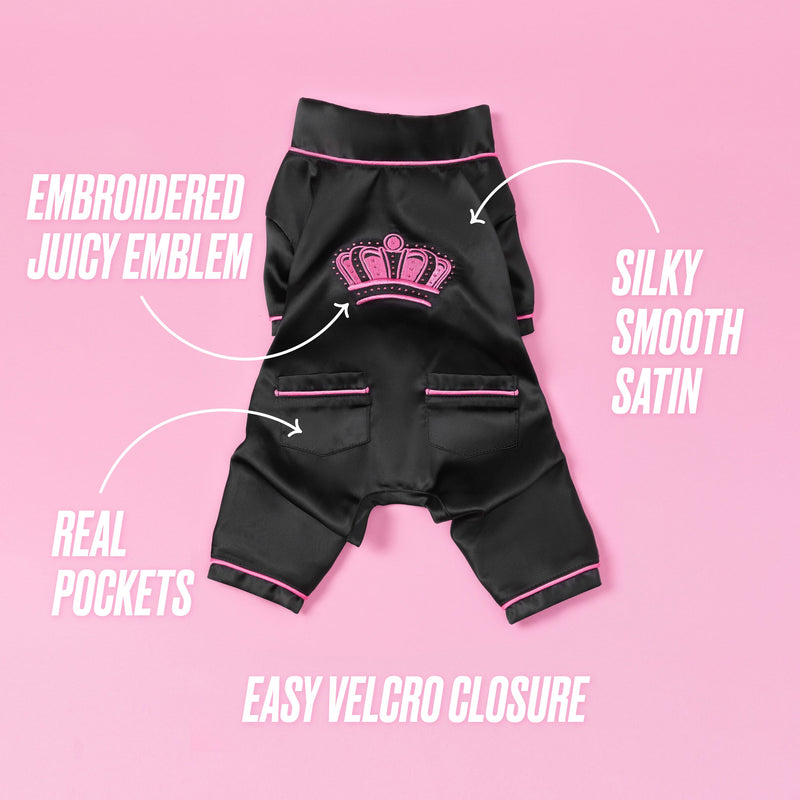 Juicy Couture Pet Silky Satin Pajamas