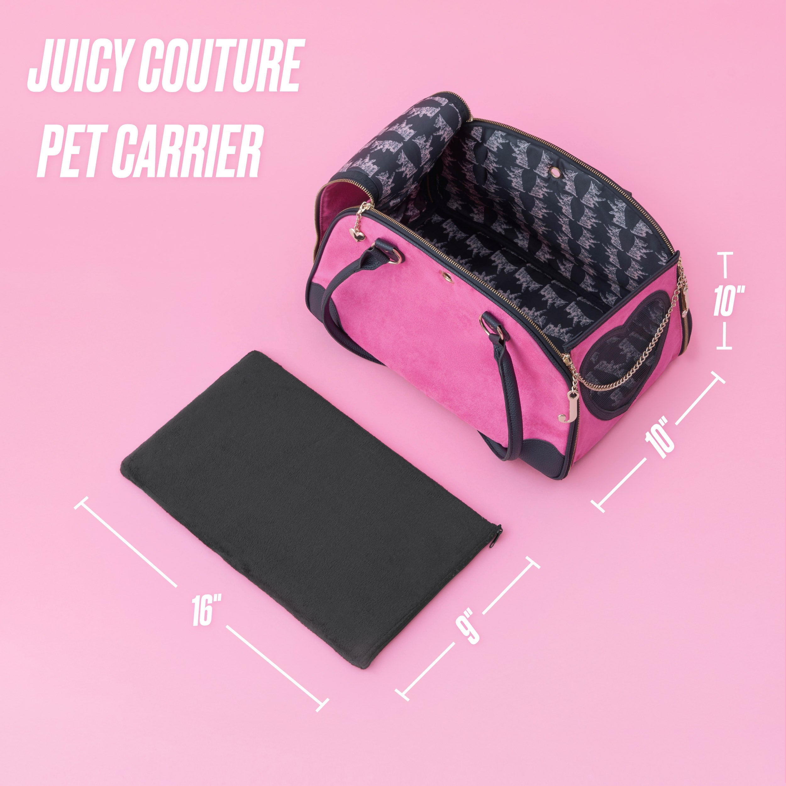 Juicy ジューシークチュール　ドッグキャリー　ペットキャリー Pet Carrier - Juicy Couture