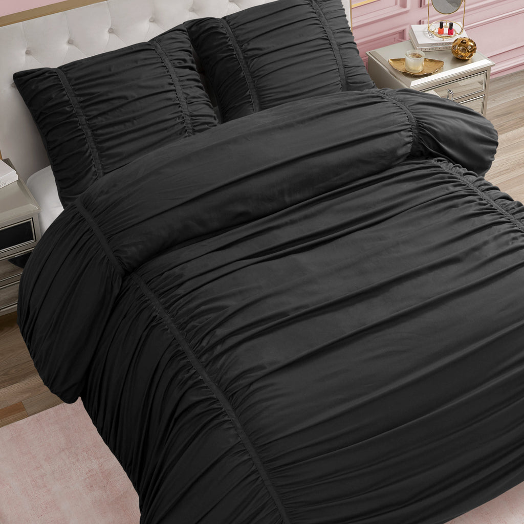 Ribbon Ruched Comforter Set – Juicy Couture